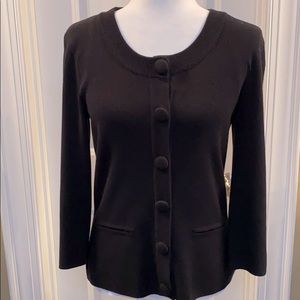 Cable & Gauge Cardigan sweater with pockets sz sm